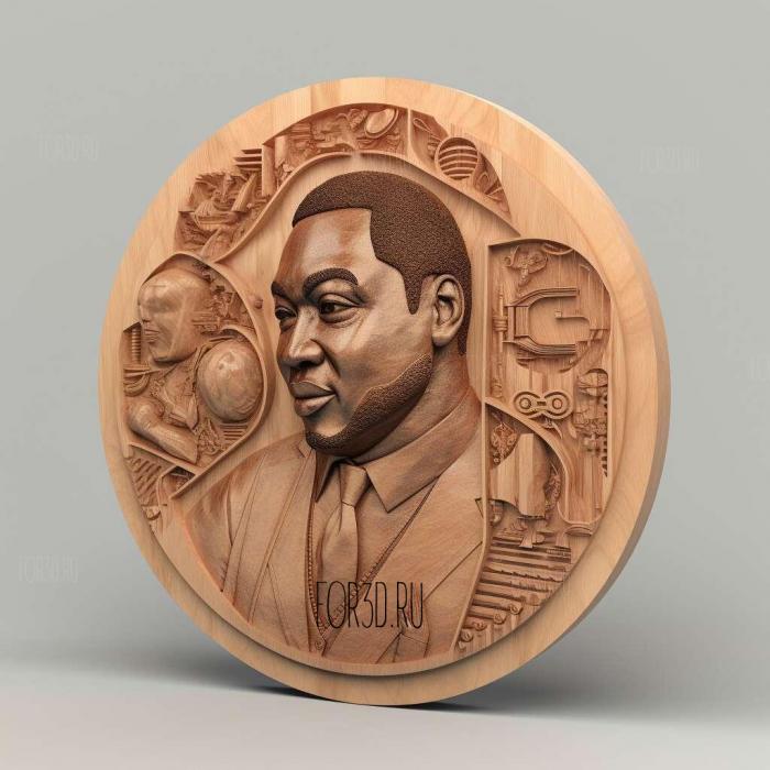Luther Vandross 4 stl model for CNC